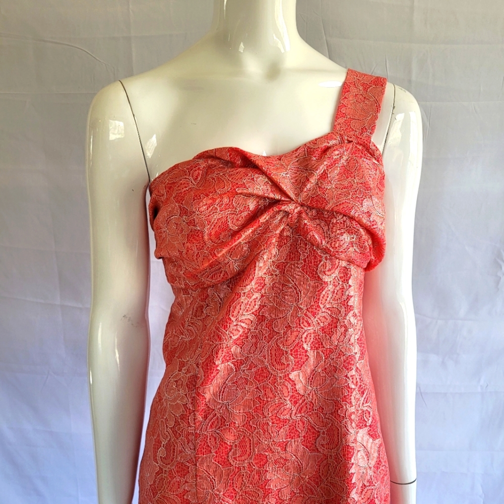 LIU JOE Midi Dresse in Coral